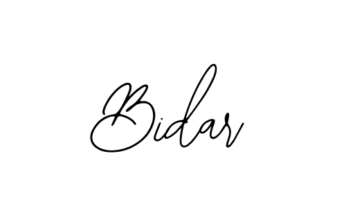 The best way (Bearetta-2O07w) to make a short signature is to pick only two or three words in your name. The name Bidar include a total of six letters. For converting this name. Bidar signature style 12 images and pictures png