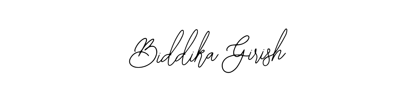 This is the best signature style for the Biddika Girish name. Also you like these signature font (Bearetta-2O07w). Mix name signature. Biddika Girish signature style 12 images and pictures png