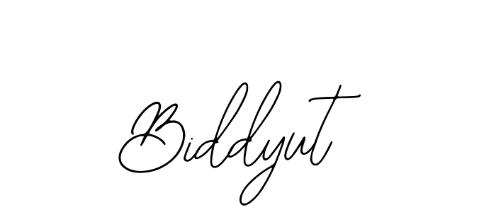 How to make Biddyut name signature. Use Bearetta-2O07w style for creating short signs online. This is the latest handwritten sign. Biddyut signature style 12 images and pictures png