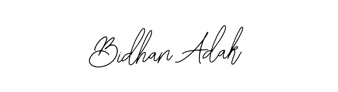 Also we have Bidhan Adak name is the best signature style. Create professional handwritten signature collection using Bearetta-2O07w autograph style. Bidhan Adak signature style 12 images and pictures png