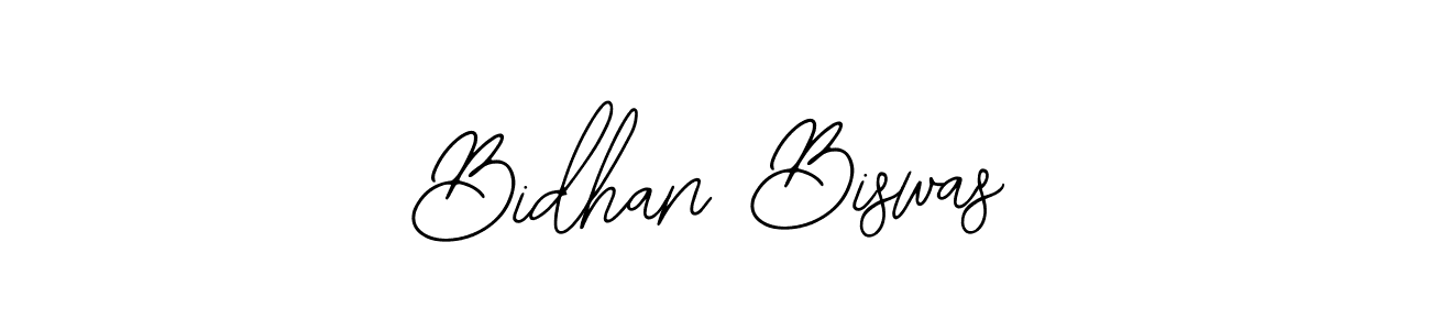 How to make Bidhan Biswas name signature. Use Bearetta-2O07w style for creating short signs online. This is the latest handwritten sign. Bidhan Biswas signature style 12 images and pictures png