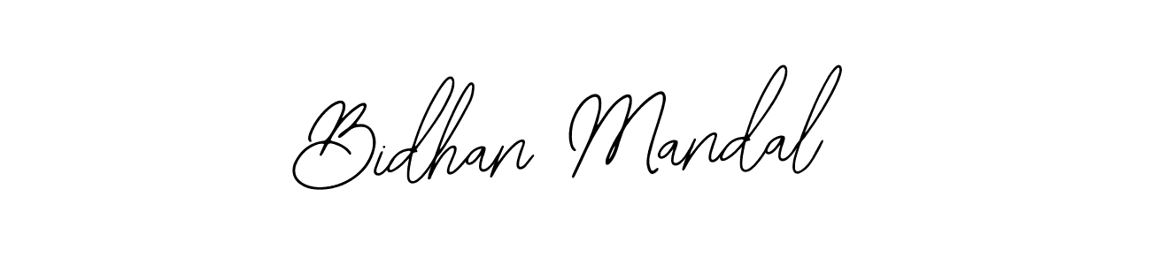 Design your own signature with our free online signature maker. With this signature software, you can create a handwritten (Bearetta-2O07w) signature for name Bidhan Mandal. Bidhan Mandal signature style 12 images and pictures png