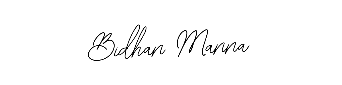 How to make Bidhan Manna signature? Bearetta-2O07w is a professional autograph style. Create handwritten signature for Bidhan Manna name. Bidhan Manna signature style 12 images and pictures png