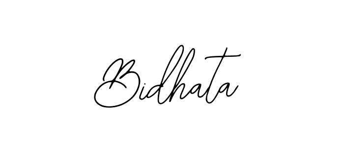 Design your own signature with our free online signature maker. With this signature software, you can create a handwritten (Bearetta-2O07w) signature for name Bidhata. Bidhata signature style 12 images and pictures png