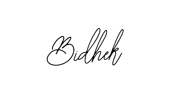 This is the best signature style for the Bidhek name. Also you like these signature font (Bearetta-2O07w). Mix name signature. Bidhek signature style 12 images and pictures png