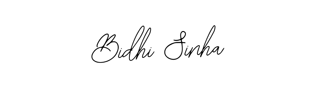 Design your own signature with our free online signature maker. With this signature software, you can create a handwritten (Bearetta-2O07w) signature for name Bidhi Sinha. Bidhi Sinha signature style 12 images and pictures png