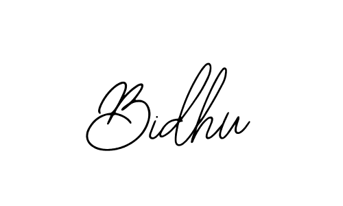 Also You can easily find your signature by using the search form. We will create Bidhu name handwritten signature images for you free of cost using Bearetta-2O07w sign style. Bidhu signature style 12 images and pictures png