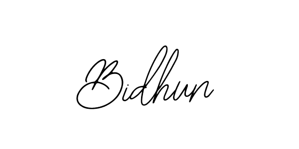 How to make Bidhun signature? Bearetta-2O07w is a professional autograph style. Create handwritten signature for Bidhun name. Bidhun signature style 12 images and pictures png