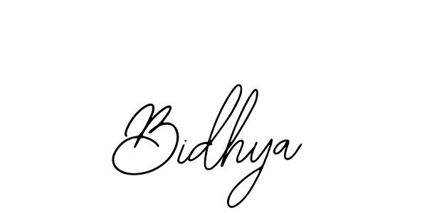 How to make Bidhya signature? Bearetta-2O07w is a professional autograph style. Create handwritten signature for Bidhya name. Bidhya signature style 12 images and pictures png