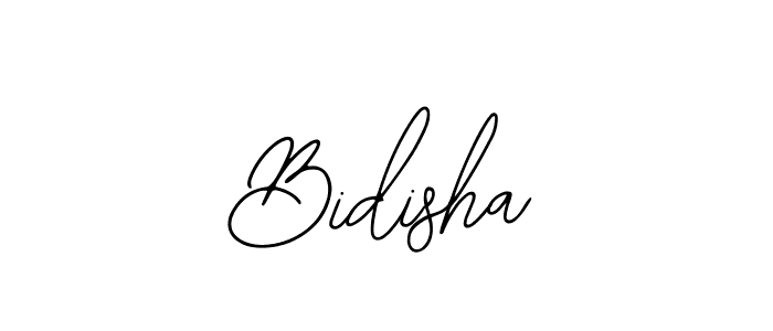 Design your own signature with our free online signature maker. With this signature software, you can create a handwritten (Bearetta-2O07w) signature for name Bidisha. Bidisha signature style 12 images and pictures png