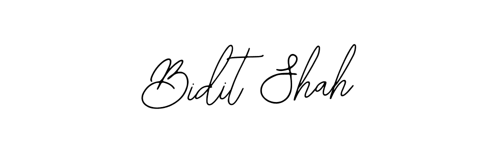 How to make Bidit Shah signature? Bearetta-2O07w is a professional autograph style. Create handwritten signature for Bidit Shah name. Bidit Shah signature style 12 images and pictures png