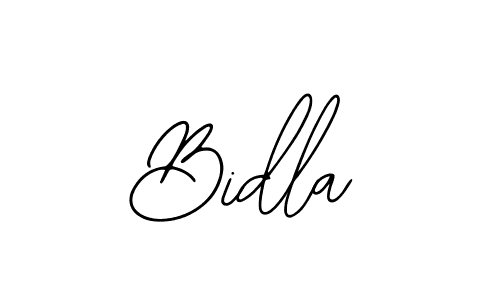 How to make Bidla name signature. Use Bearetta-2O07w style for creating short signs online. This is the latest handwritten sign. Bidla signature style 12 images and pictures png