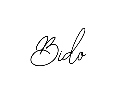 Similarly Bearetta-2O07w is the best handwritten signature design. Signature creator online .You can use it as an online autograph creator for name Bido. Bido signature style 12 images and pictures png