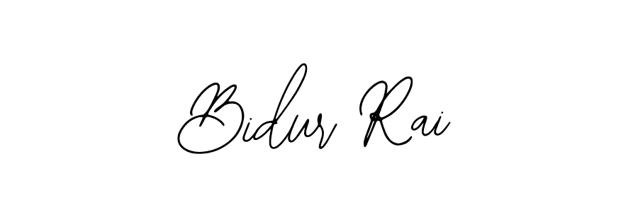 Make a beautiful signature design for name Bidur Rai. With this signature (Bearetta-2O07w) style, you can create a handwritten signature for free. Bidur Rai signature style 12 images and pictures png
