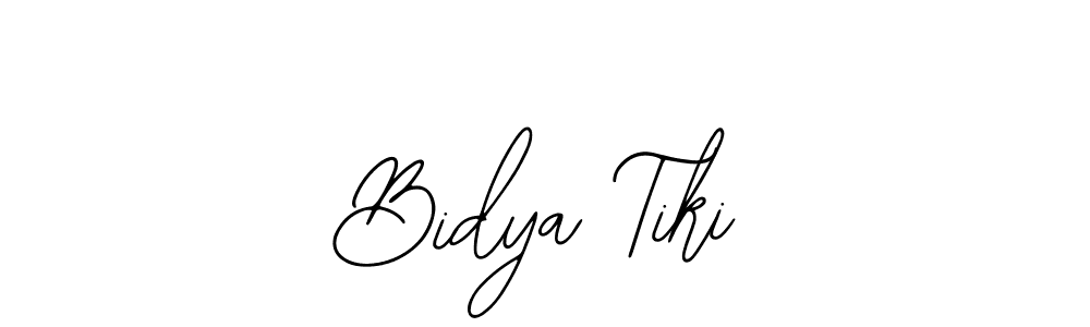 You should practise on your own different ways (Bearetta-2O07w) to write your name (Bidya Tiki) in signature. don't let someone else do it for you. Bidya Tiki signature style 12 images and pictures png