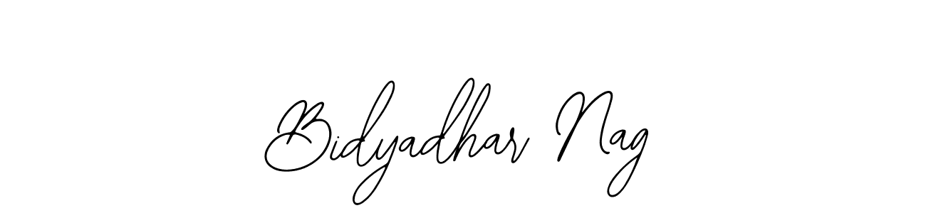 How to make Bidyadhar Nag name signature. Use Bearetta-2O07w style for creating short signs online. This is the latest handwritten sign. Bidyadhar Nag signature style 12 images and pictures png