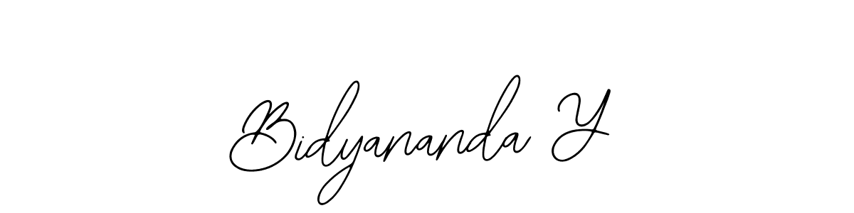 Bearetta-2O07w is a professional signature style that is perfect for those who want to add a touch of class to their signature. It is also a great choice for those who want to make their signature more unique. Get Bidyananda Y name to fancy signature for free. Bidyananda Y signature style 12 images and pictures png