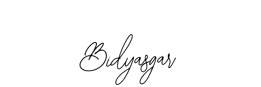 Use a signature maker to create a handwritten signature online. With this signature software, you can design (Bearetta-2O07w) your own signature for name Bidyasgar. Bidyasgar signature style 12 images and pictures png