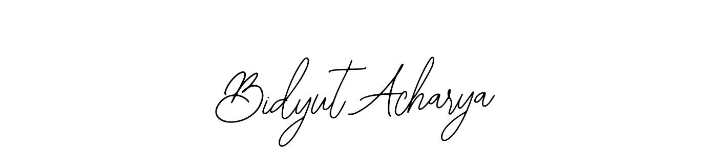 How to Draw Bidyut Acharya signature style? Bearetta-2O07w is a latest design signature styles for name Bidyut Acharya. Bidyut Acharya signature style 12 images and pictures png