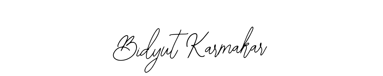 How to Draw Bidyut Karmakar signature style? Bearetta-2O07w is a latest design signature styles for name Bidyut Karmakar. Bidyut Karmakar signature style 12 images and pictures png