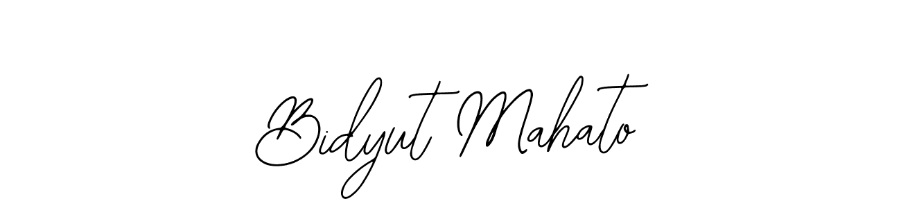 You should practise on your own different ways (Bearetta-2O07w) to write your name (Bidyut Mahato) in signature. don't let someone else do it for you. Bidyut Mahato signature style 12 images and pictures png