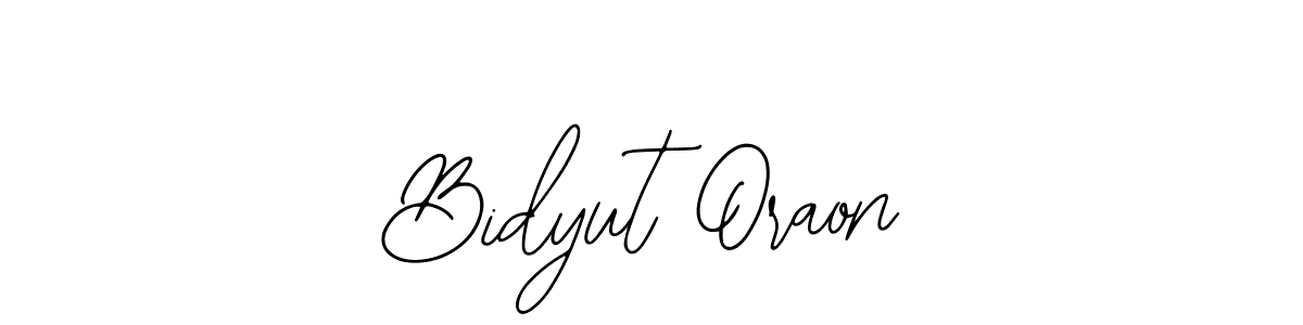 The best way (Bearetta-2O07w) to make a short signature is to pick only two or three words in your name. The name Bidyut Oraon include a total of six letters. For converting this name. Bidyut Oraon signature style 12 images and pictures png