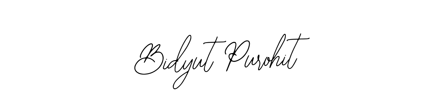 Bearetta-2O07w is a professional signature style that is perfect for those who want to add a touch of class to their signature. It is also a great choice for those who want to make their signature more unique. Get Bidyut Purohit name to fancy signature for free. Bidyut Purohit signature style 12 images and pictures png