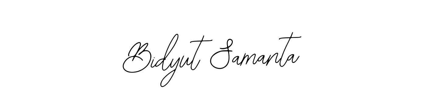 How to make Bidyut Samanta name signature. Use Bearetta-2O07w style for creating short signs online. This is the latest handwritten sign. Bidyut Samanta signature style 12 images and pictures png