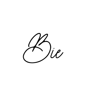How to make Bie name signature. Use Bearetta-2O07w style for creating short signs online. This is the latest handwritten sign. Bie signature style 12 images and pictures png