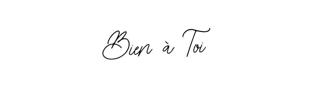 if you are searching for the best signature style for your name Bien à Toi. so please give up your signature search. here we have designed multiple signature styles  using Bearetta-2O07w. Bien à Toi signature style 12 images and pictures png