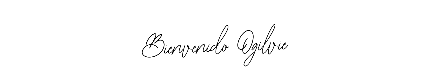 This is the best signature style for the Bienvenido Ogilvie name. Also you like these signature font (Bearetta-2O07w). Mix name signature. Bienvenido Ogilvie signature style 12 images and pictures png
