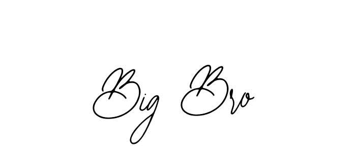 Also we have Big Bro name is the best signature style. Create professional handwritten signature collection using Bearetta-2O07w autograph style. Big Bro signature style 12 images and pictures png