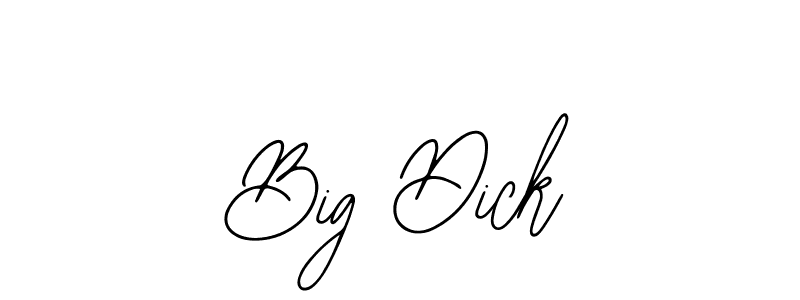 Create a beautiful signature design for name Big Dick. With this signature (Bearetta-2O07w) fonts, you can make a handwritten signature for free. Big Dick signature style 12 images and pictures png