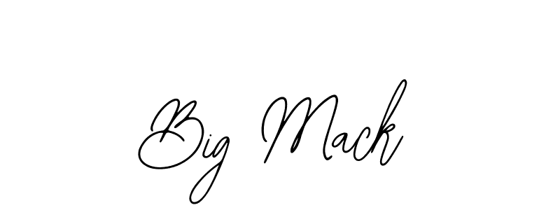 Big Mack stylish signature style. Best Handwritten Sign (Bearetta-2O07w) for my name. Handwritten Signature Collection Ideas for my name Big Mack. Big Mack signature style 12 images and pictures png