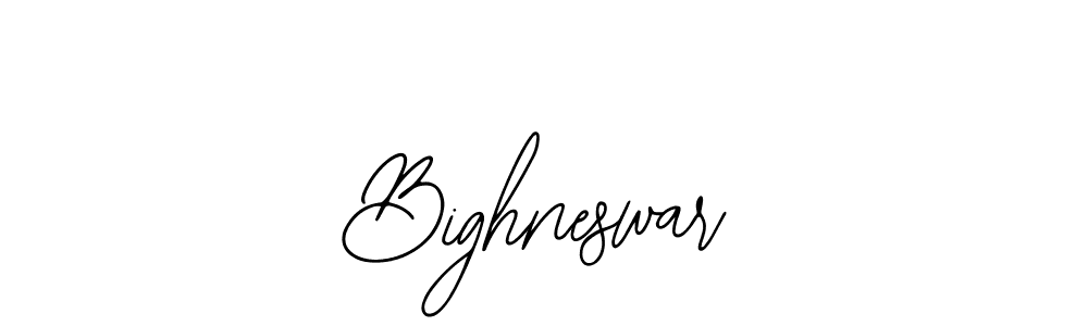 Design your own signature with our free online signature maker. With this signature software, you can create a handwritten (Bearetta-2O07w) signature for name Bighneswar. Bighneswar signature style 12 images and pictures png