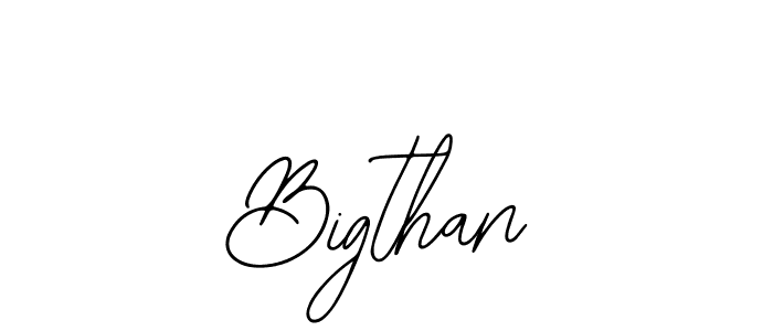 Similarly Bearetta-2O07w is the best handwritten signature design. Signature creator online .You can use it as an online autograph creator for name Bigthan. Bigthan signature style 12 images and pictures png