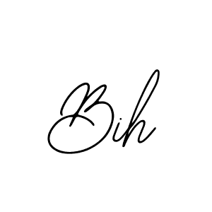 Bih stylish signature style. Best Handwritten Sign (Bearetta-2O07w) for my name. Handwritten Signature Collection Ideas for my name Bih. Bih signature style 12 images and pictures png