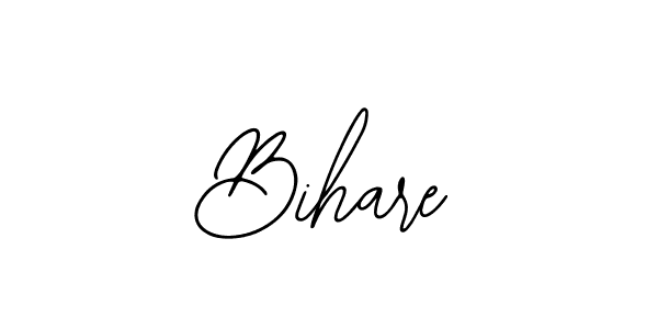 You should practise on your own different ways (Bearetta-2O07w) to write your name (Bihare) in signature. don't let someone else do it for you. Bihare signature style 12 images and pictures png