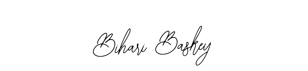 How to make Bihari Baskey signature? Bearetta-2O07w is a professional autograph style. Create handwritten signature for Bihari Baskey name. Bihari Baskey signature style 12 images and pictures png