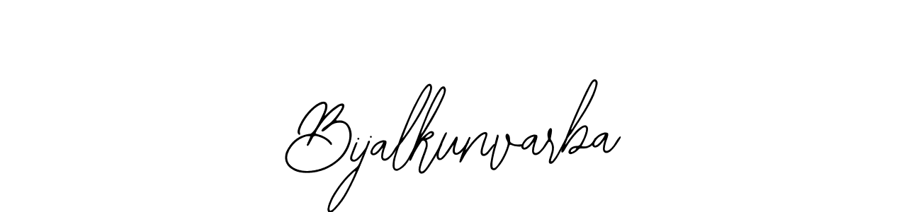 Design your own signature with our free online signature maker. With this signature software, you can create a handwritten (Bearetta-2O07w) signature for name Bijalkunvarba. Bijalkunvarba signature style 12 images and pictures png