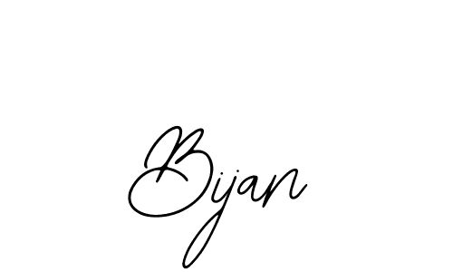 Use a signature maker to create a handwritten signature online. With this signature software, you can design (Bearetta-2O07w) your own signature for name Bijan. Bijan signature style 12 images and pictures png