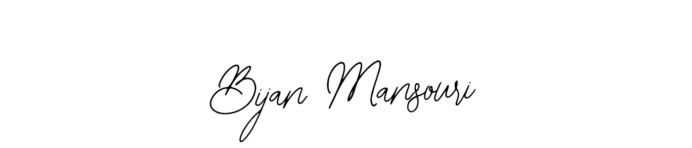 You should practise on your own different ways (Bearetta-2O07w) to write your name (Bijan Mansouri) in signature. don't let someone else do it for you. Bijan Mansouri signature style 12 images and pictures png