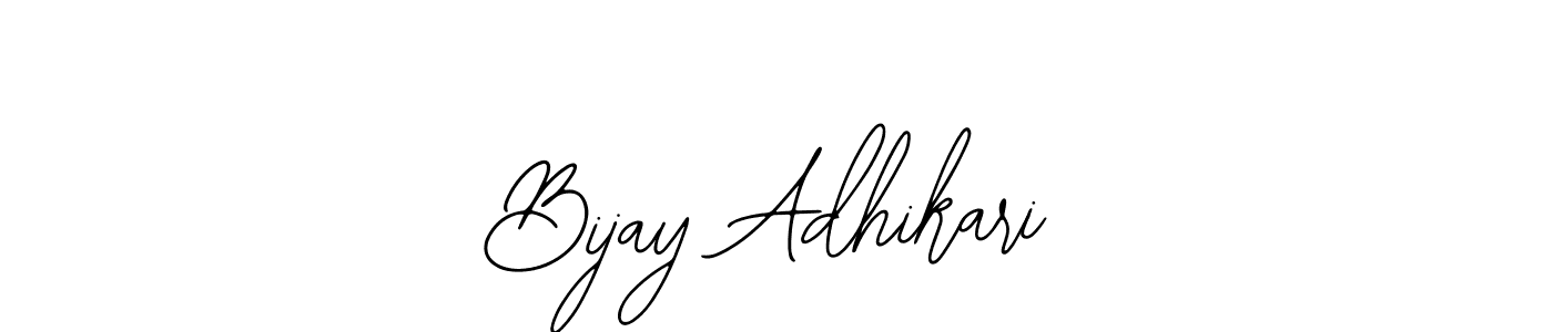 The best way (Bearetta-2O07w) to make a short signature is to pick only two or three words in your name. The name Bijay Adhikari include a total of six letters. For converting this name. Bijay Adhikari signature style 12 images and pictures png