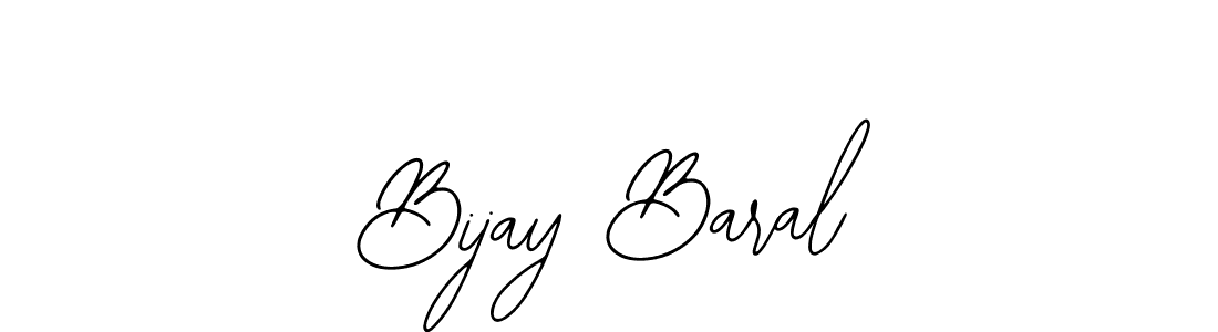 How to make Bijay Baral signature? Bearetta-2O07w is a professional autograph style. Create handwritten signature for Bijay Baral name. Bijay Baral signature style 12 images and pictures png