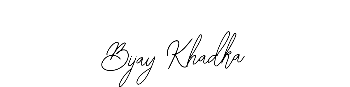 Bijay Khadka stylish signature style. Best Handwritten Sign (Bearetta-2O07w) for my name. Handwritten Signature Collection Ideas for my name Bijay Khadka. Bijay Khadka signature style 12 images and pictures png