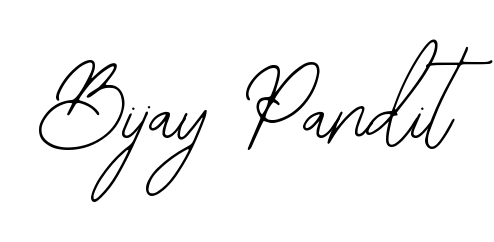 Transform the name Bijay Pandit into a signature masterpiece using Bearetta-2O07w font. Ideal for photographers, artists, and creators looking for watermarks. Bijay Pandit signature style 12 images and pictures png