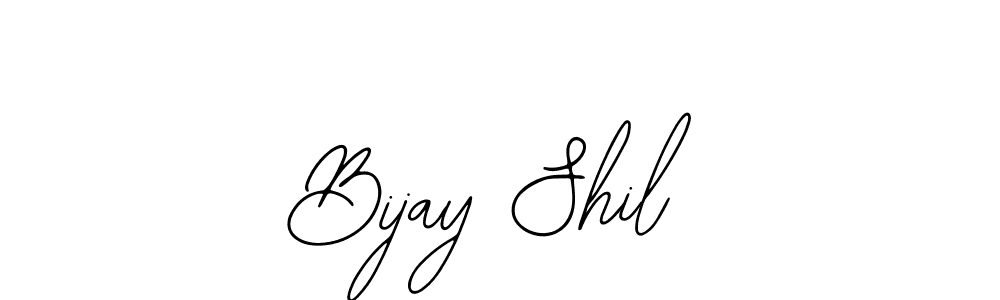 The best way (Bearetta-2O07w) to make a short signature is to pick only two or three words in your name. The name Bijay Shil include a total of six letters. For converting this name. Bijay Shil signature style 12 images and pictures png