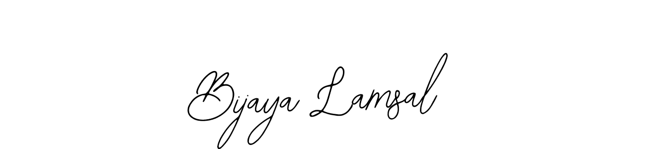Bearetta-2O07w is a professional signature style that is perfect for those who want to add a touch of class to their signature. It is also a great choice for those who want to make their signature more unique. Get Bijaya Lamsal name to fancy signature for free. Bijaya Lamsal signature style 12 images and pictures png