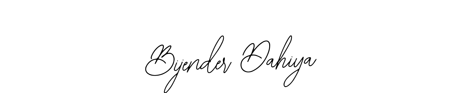 Bijender Dahiya stylish signature style. Best Handwritten Sign (Bearetta-2O07w) for my name. Handwritten Signature Collection Ideas for my name Bijender Dahiya. Bijender Dahiya signature style 12 images and pictures png