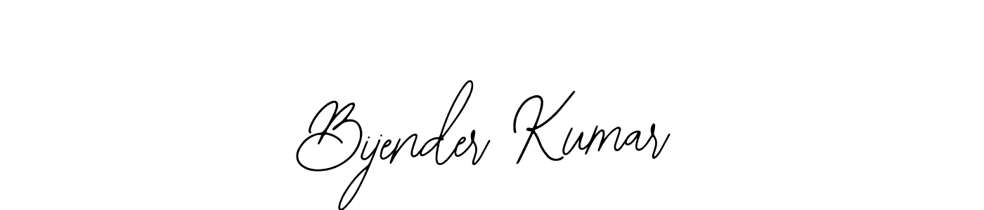 Make a beautiful signature design for name Bijender Kumar. With this signature (Bearetta-2O07w) style, you can create a handwritten signature for free. Bijender Kumar signature style 12 images and pictures png